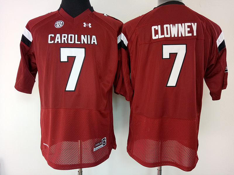 South Carolina Gamecocks 7 Jadeveon Clowney Red College Football Jersey