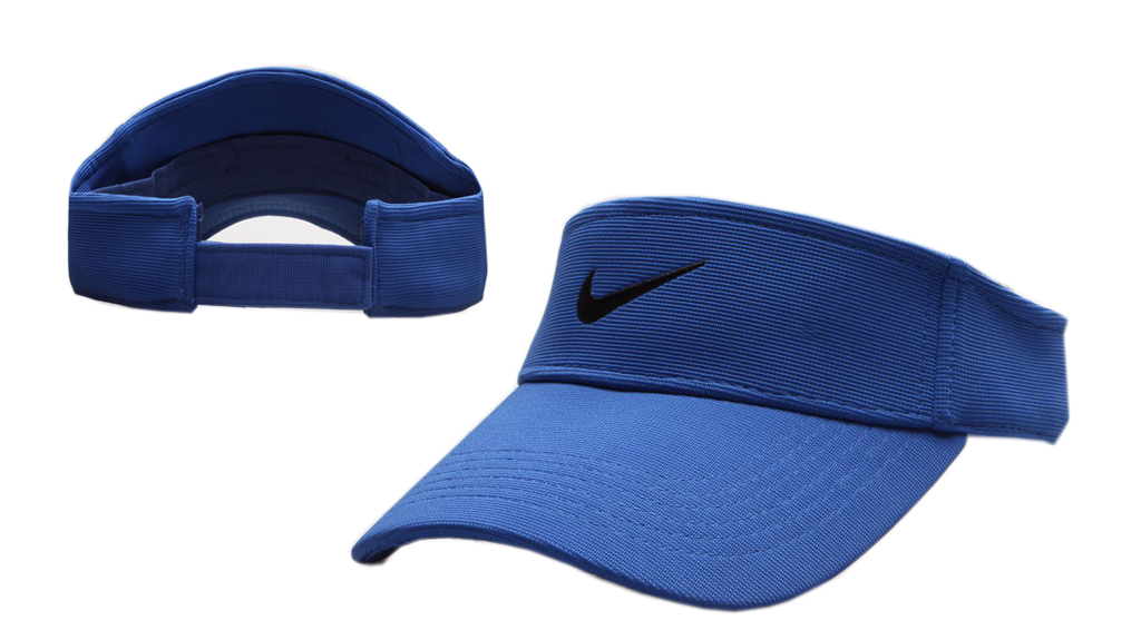 Nike Logo Blue Adjustable Visor YP