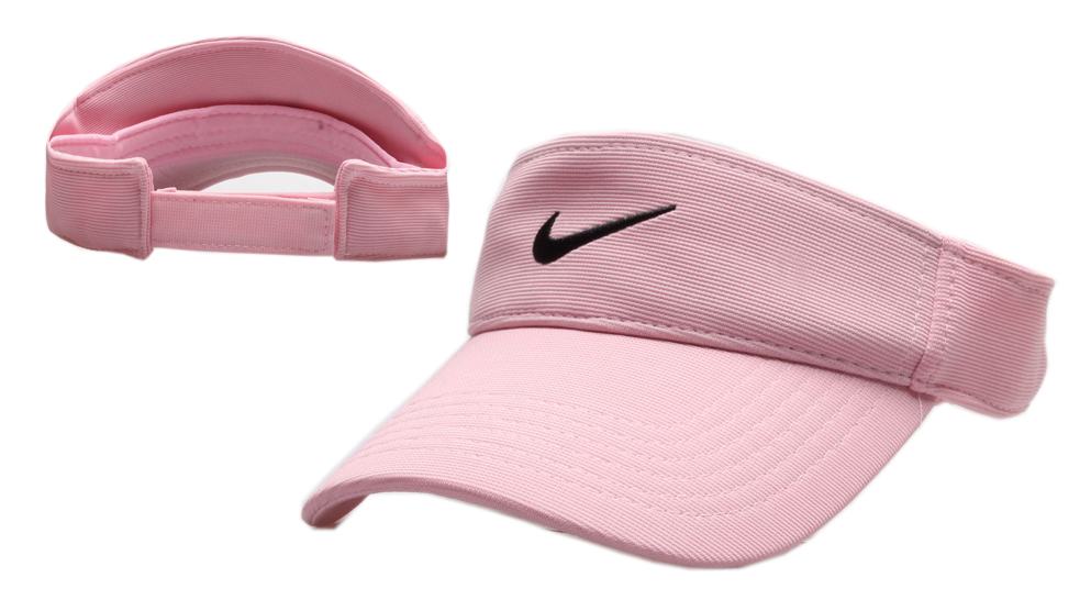 Nike Logo Pink Adjustable Visor YP
