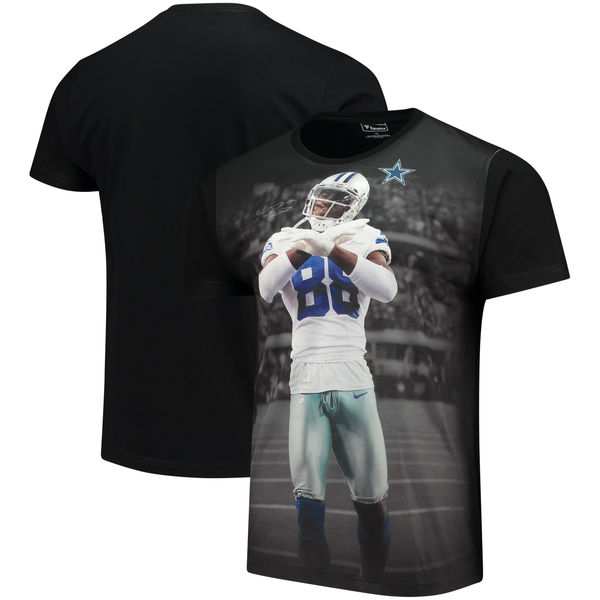 Dallas Cowboys Dez Bryant NFL Pro Line by Fanatics Branded NFL Player Sublimated Graphic T Shirt Black