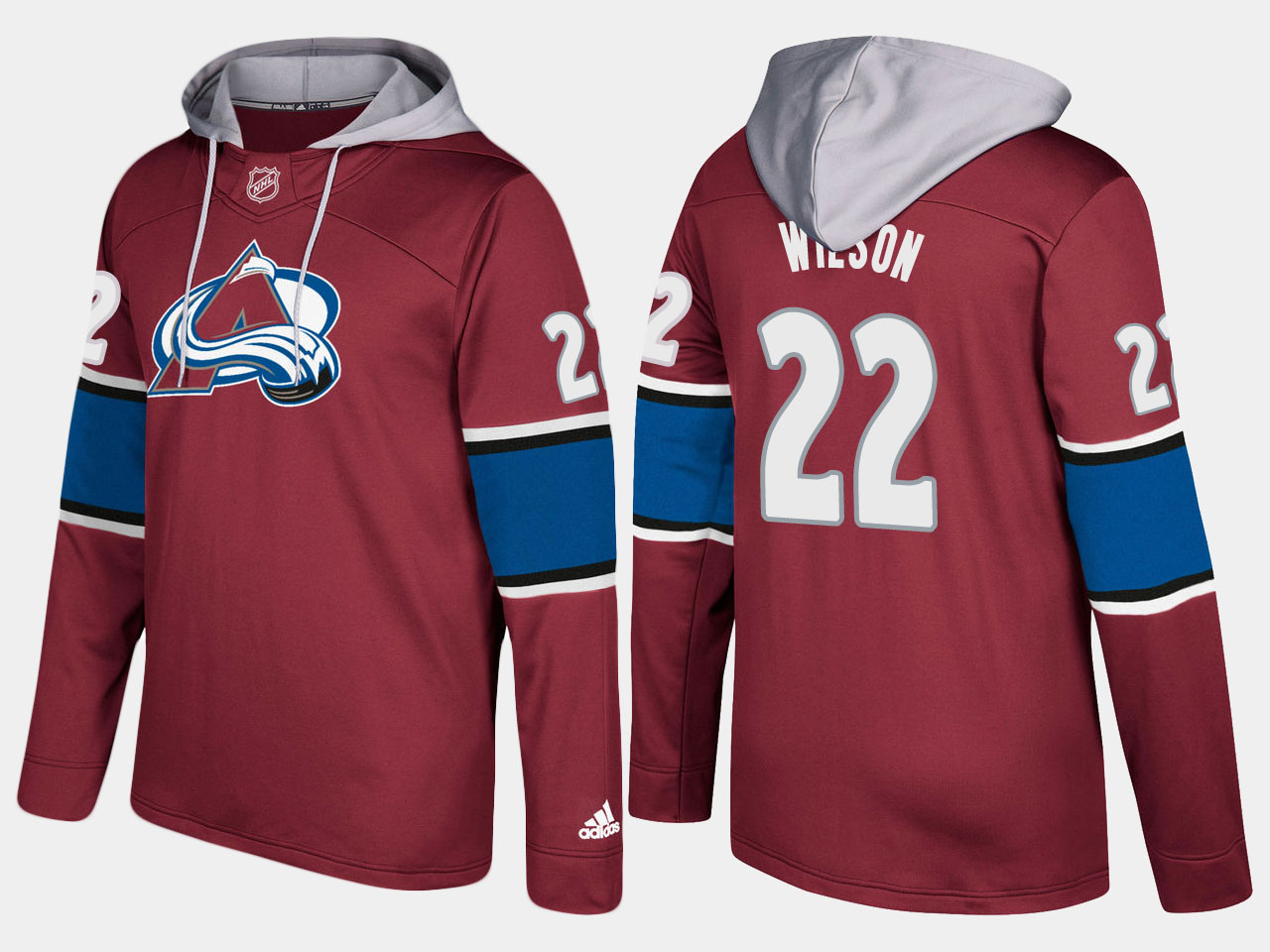 Nike Avalanche 22 Colin Wilson Name And Number Burgundy Hoodie