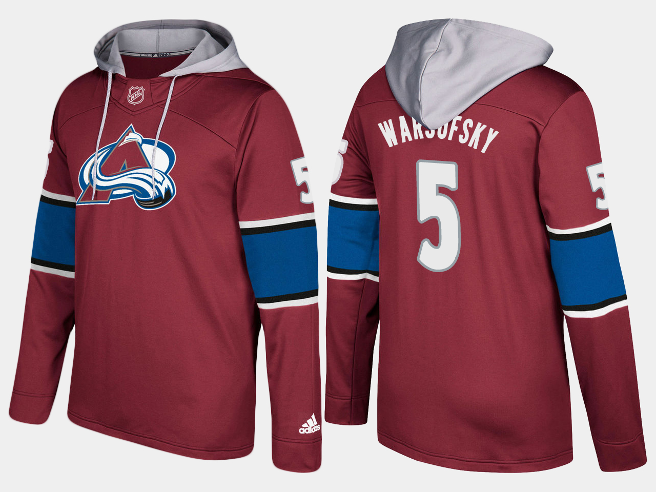 Nike Avalanche 5 David Warsofsky Name And Number Burgundy Hoodie