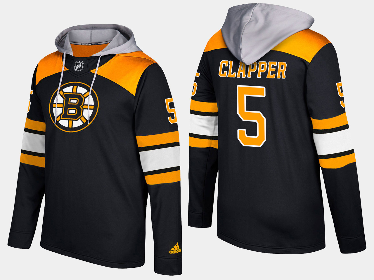 Nike Bruins 5 Dit Clapper Retired Black Name And Number Hoodie - Click Image to Close