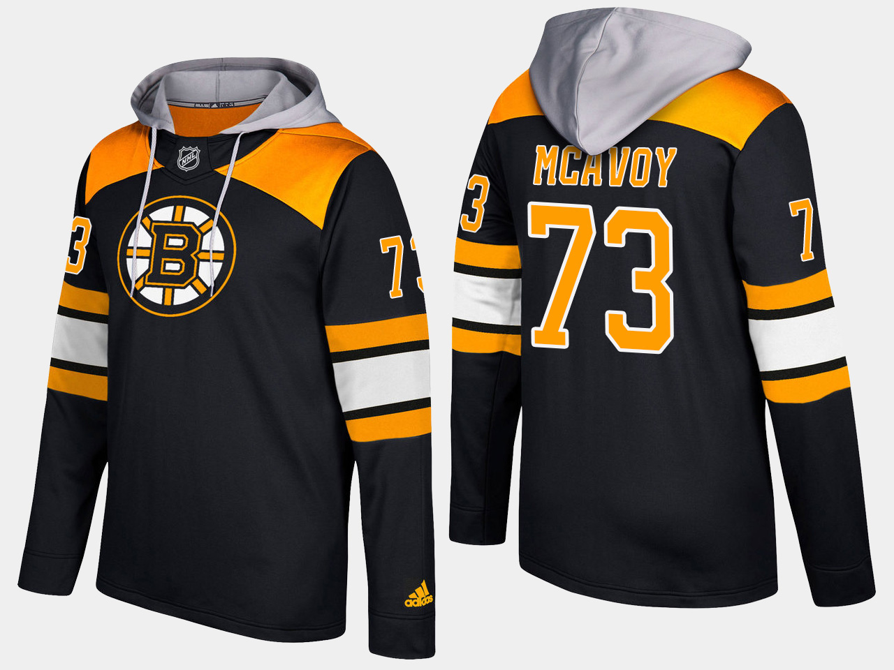 Nike Bruins 73 Charlie Mcavoy Name And Number Black Hoodie - Click Image to Close