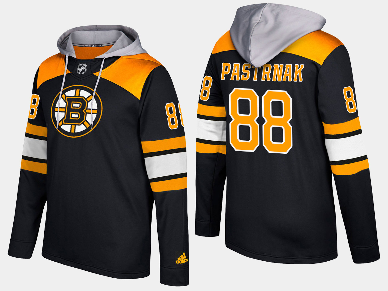 Nike Bruins 88 David Pastrnak Name And Number Black Hoodie