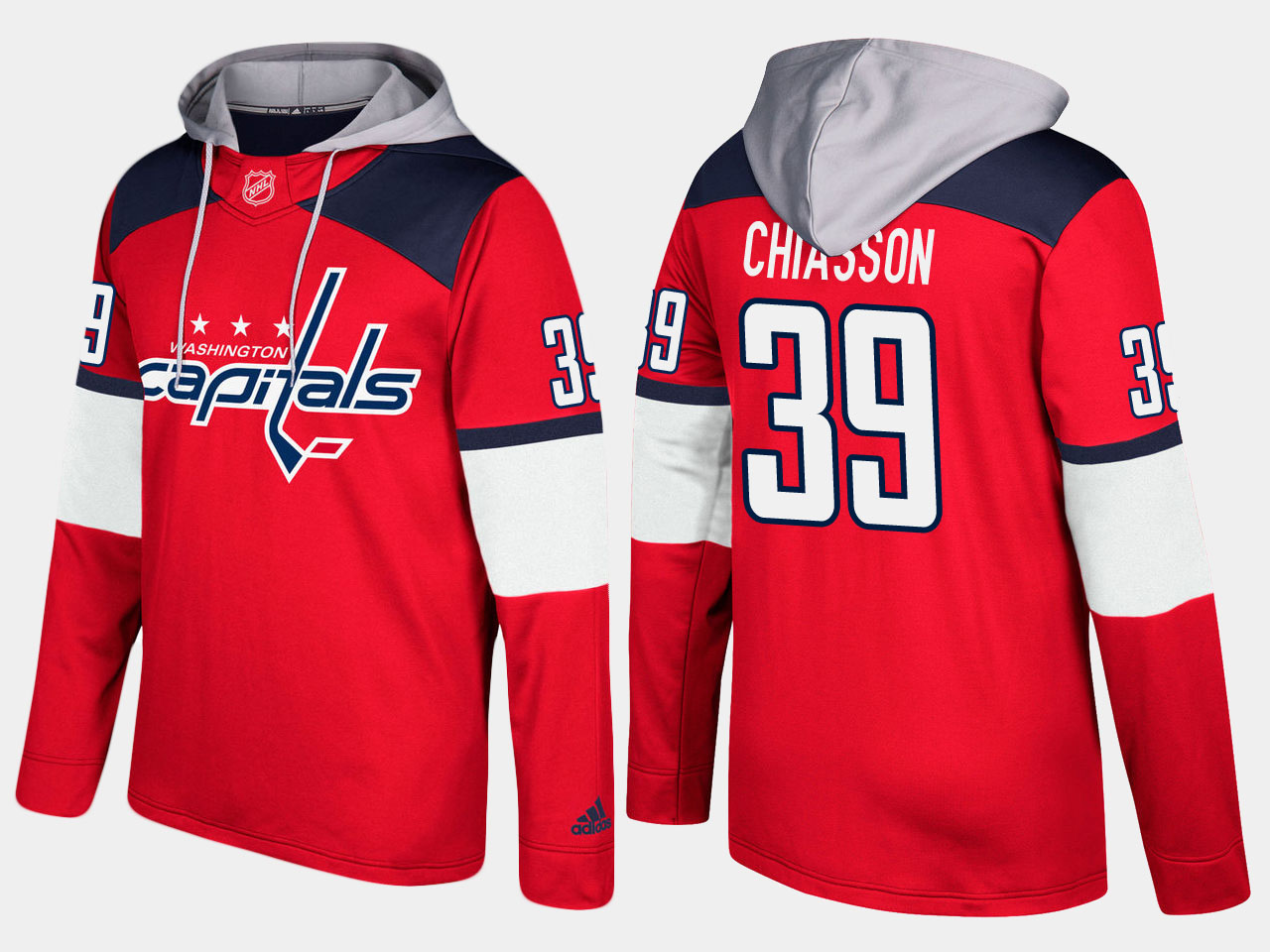 Nike Capitals 39 Alex Chiasson Name And Number Red Hoodie