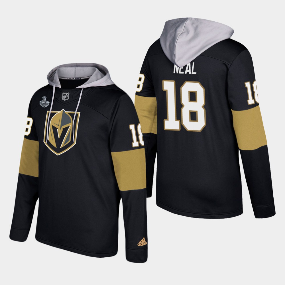 Nike Vegas Golden Knights 18 James Neal Black 2018 Stanley Cup Final Name And Number Hoodie