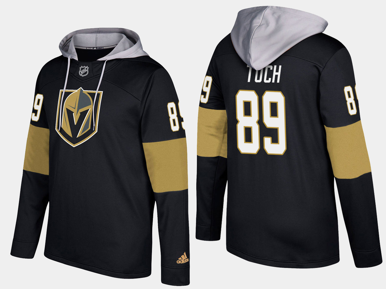 Nike Vegas Golden Knights 89 Alex Tuch Name And Number Black Hoodie