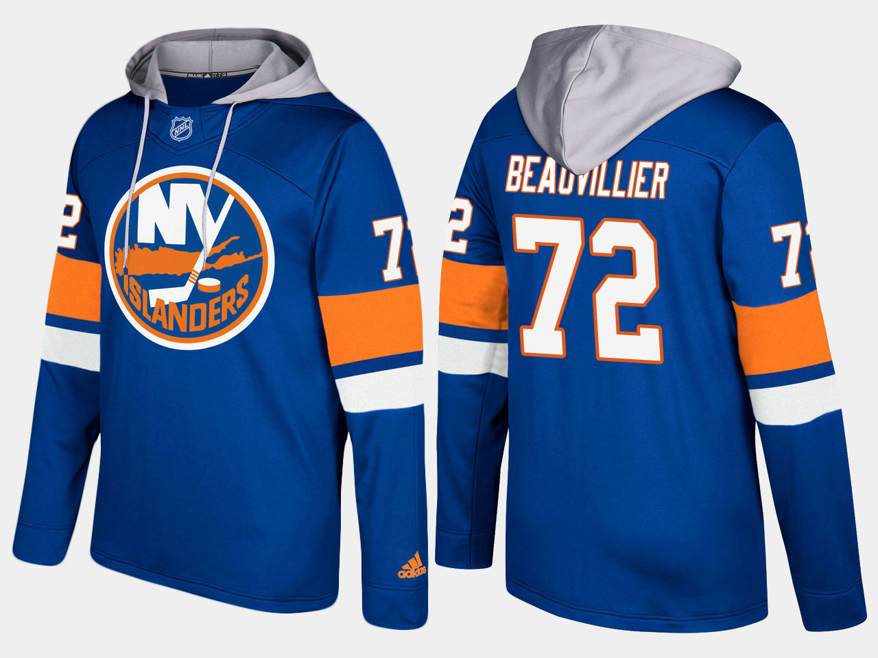 Nike Islanders 72 Anthony Beauvillier Name And Number Blue Hoodie