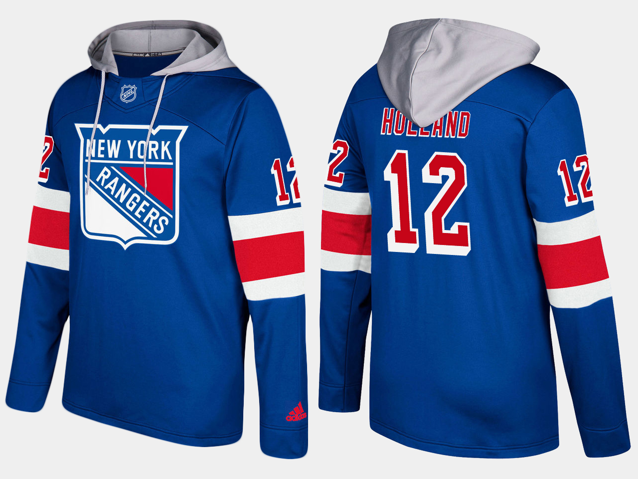 Nike Rangers 12 Peter Holland Name And Number Blue Hoodie
