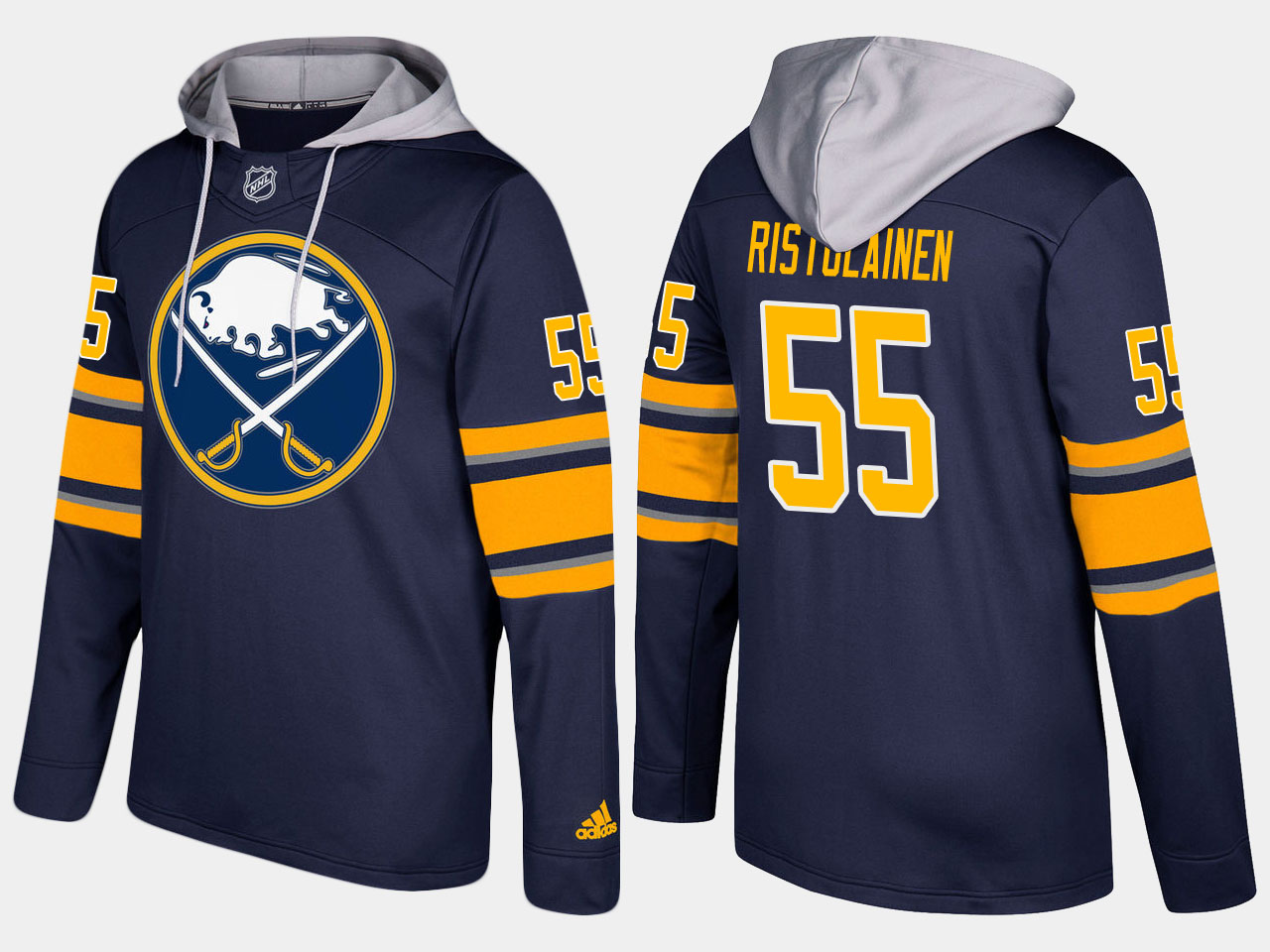 Nike Sabres 55 Rasmus Ristolainen Name And Number Blue Hoodie