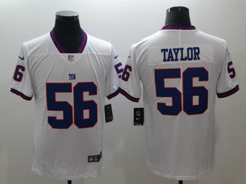 Nike Giants 56 Lawrence Taylor Color Rush Limited Jersey - Click Image to Close