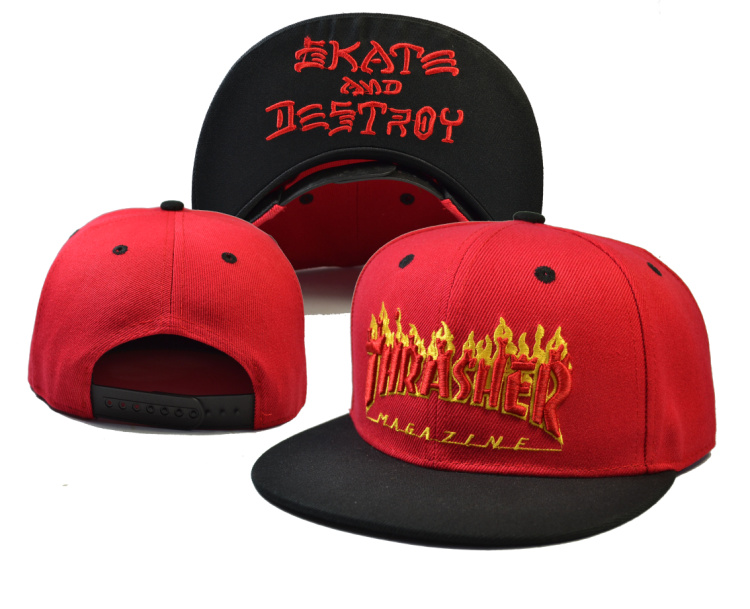 Thrasher Skate And Destroy Red Fashion Adjustable Hat LH