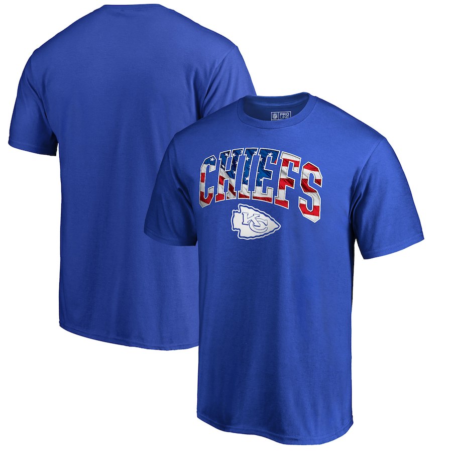 Kansas City Chiefs NFL Pro Line by Fanatics Branded Banner Wave T-Shirt Royal
