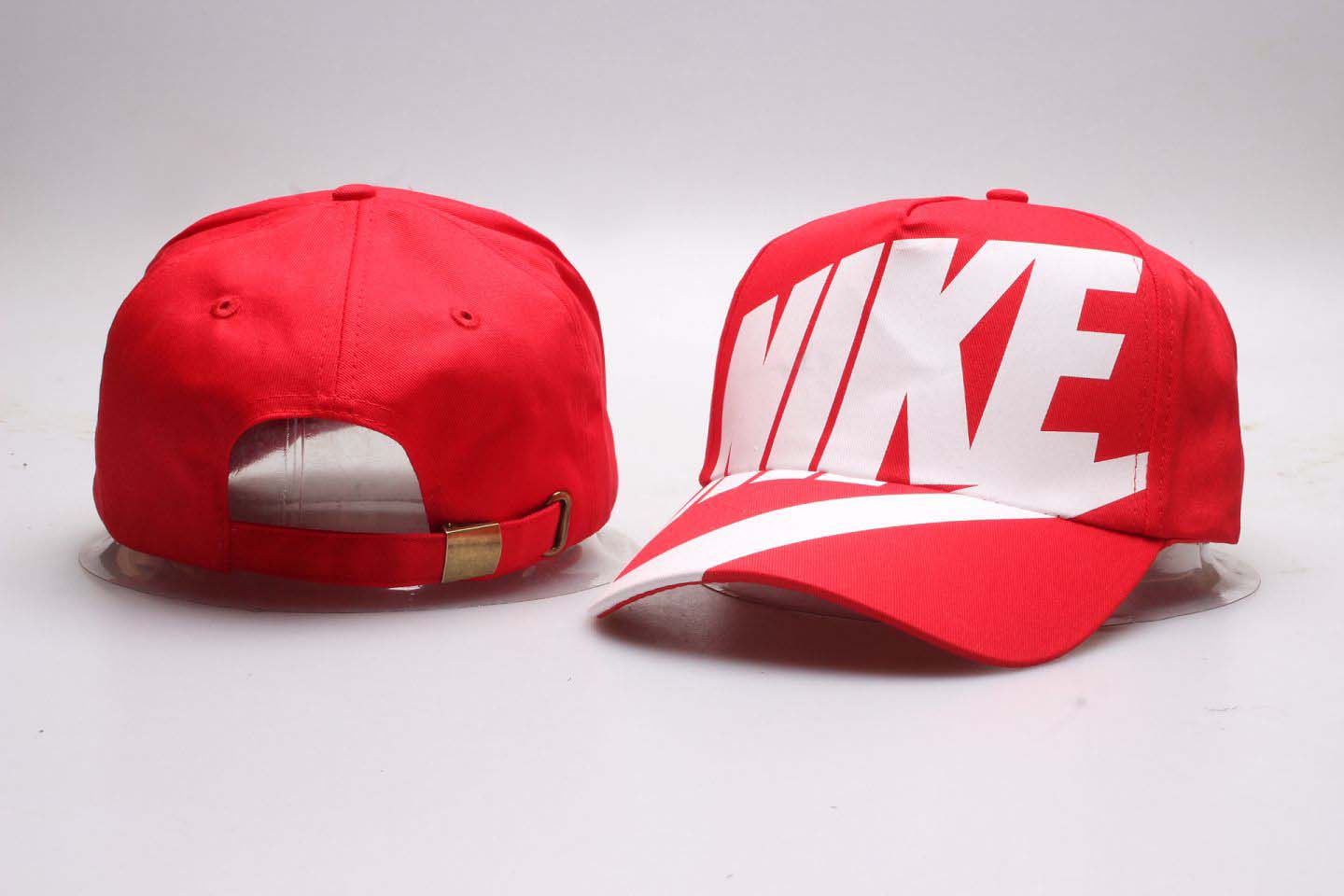 Nike Fresh Logo Red Peaked Adjustable Hat YP