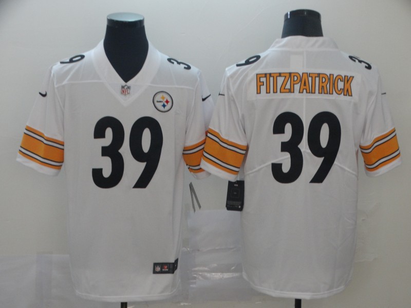 Nike Steelers 39 Minkah Fitzpatrick White Vapor Untouchable Limited Jersey - Click Image to Close