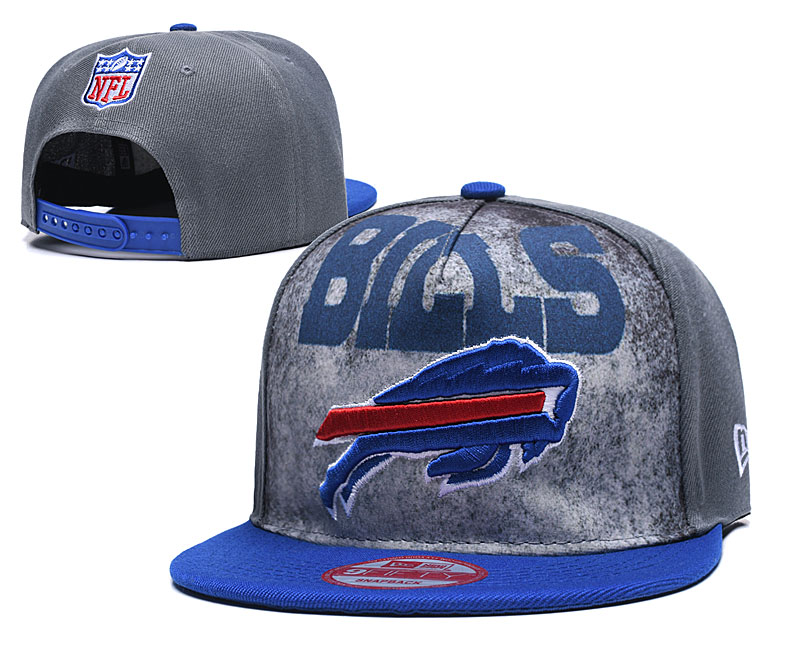 Bills Team Logo Gray Adjustable Hat TX