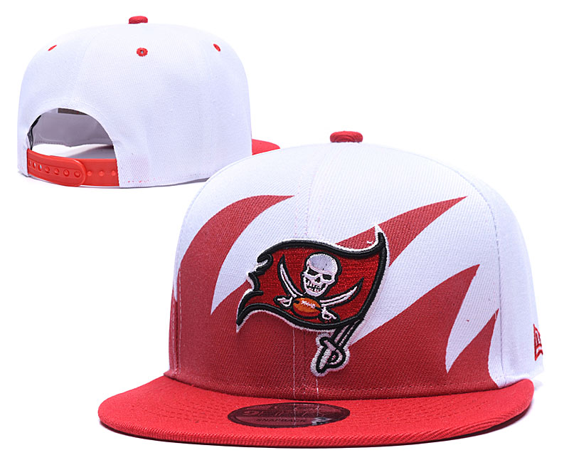 Buccaneers Team Logo White Red Adjustable Hat GS