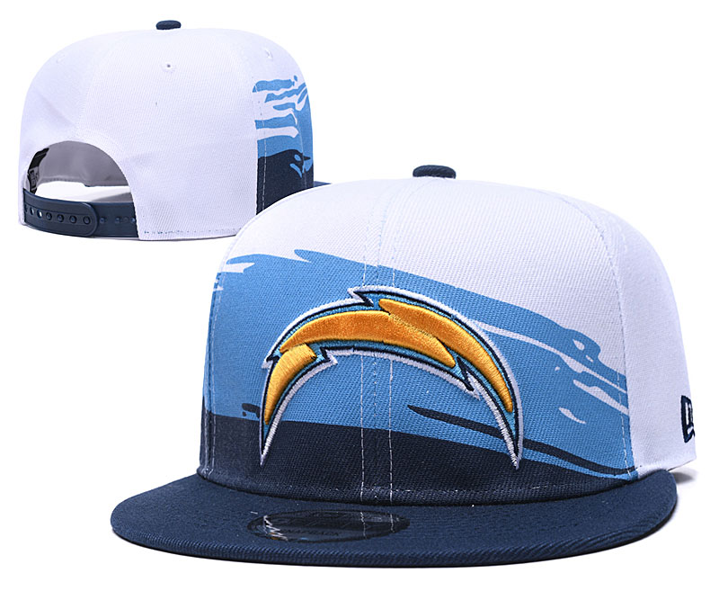 Chargers Team Logo White Adjustable Hat GS