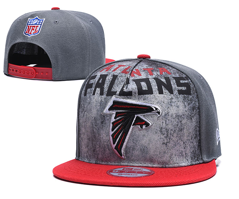 Falcons Team Logo Gray Adjustable Hat TX