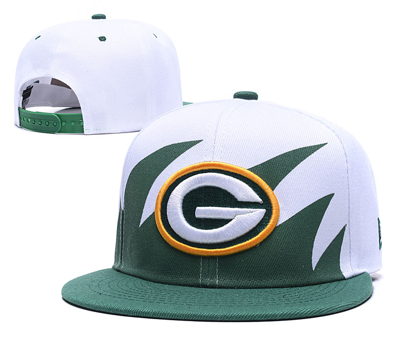 Packers Team Logo White Adjustable Hat GS