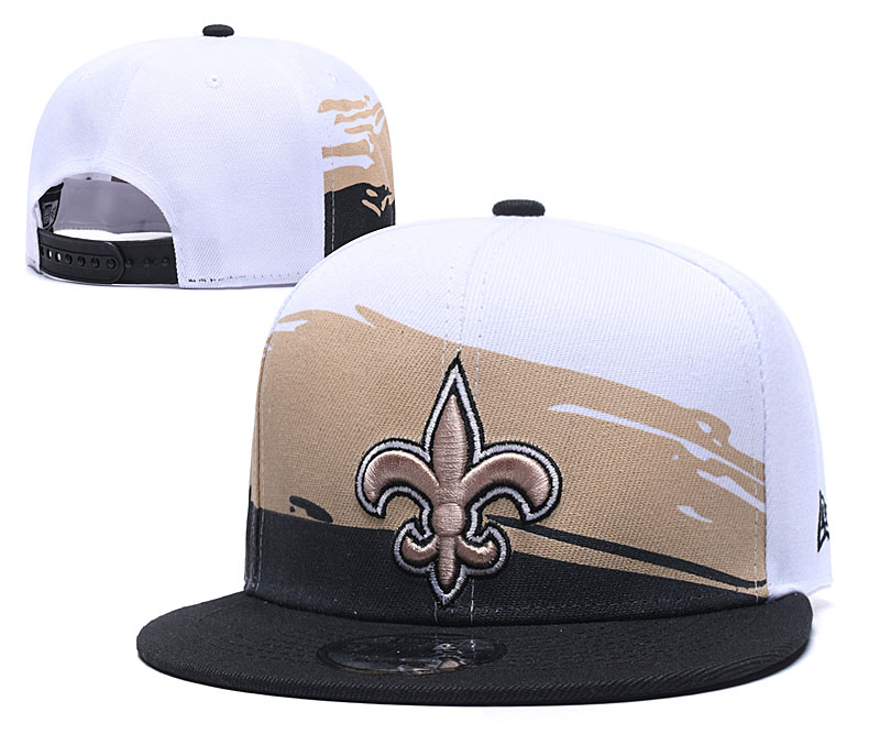 Saints Team Logo White Adjustable Hat GS