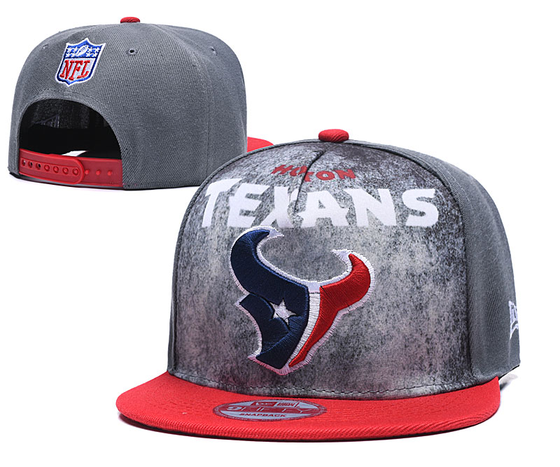 Texans Team Logo Gray Adjustable Hat TX