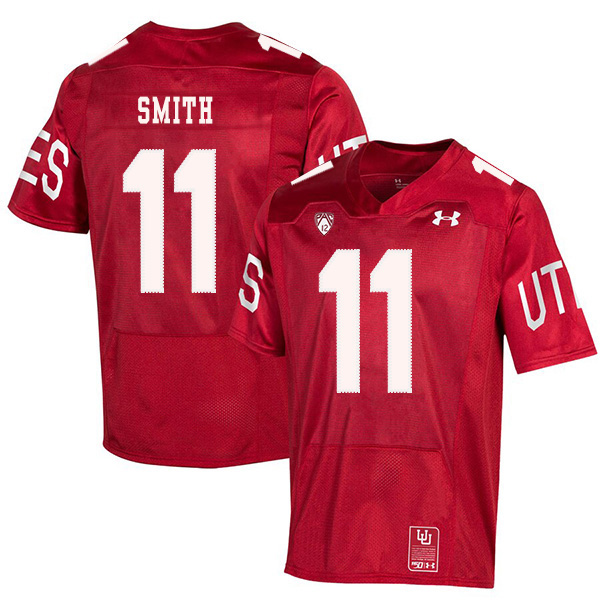 Utah Utes 11 Alex Smith Red 150th Anniversary College Football Jersey