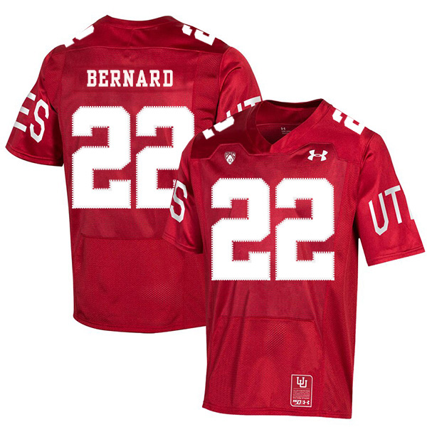 Utah Utes 22 Micah Bernard Red 150th Anniversary College Football Jersey