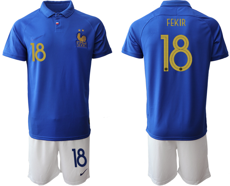 2019-20 France 18 FEKIR 100th Commemorative Edition Soccer Jersey - Click Image to Close