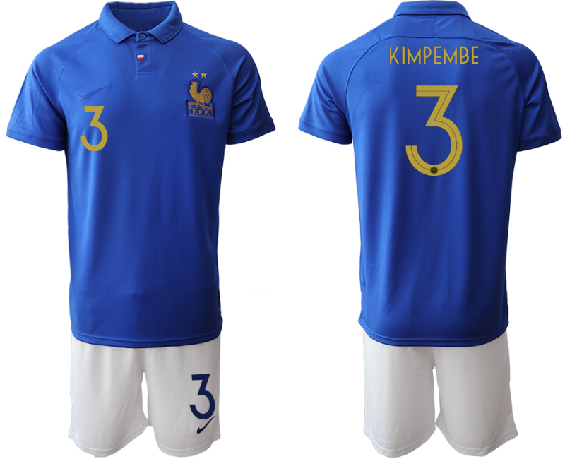 2019-20 France 3 KIMPEMBE 100th Commemorative Edition Soccer Jersey