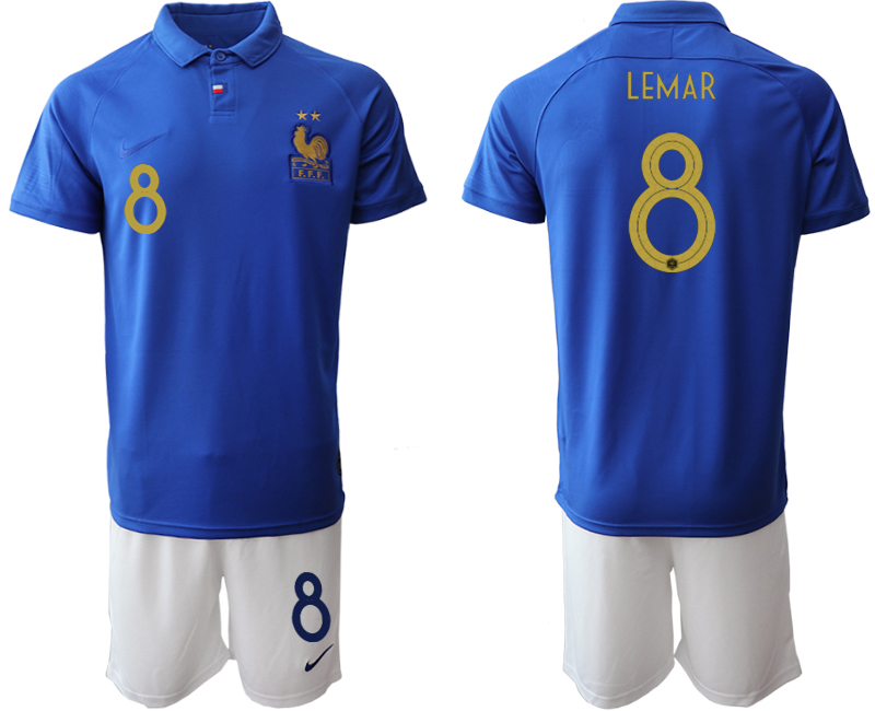2019-20 France 8 LEMAR 100th Commemorative Edition Soccer Jersey