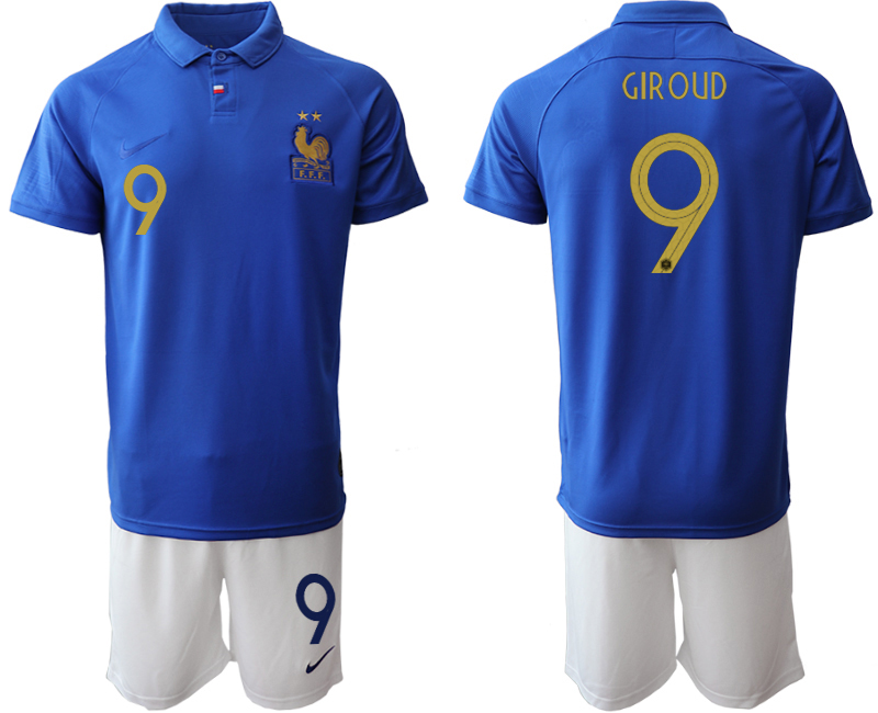 2019-20 France 9 GIROUD 100th Commemorative Edition Soccer Jersey - Click Image to Close