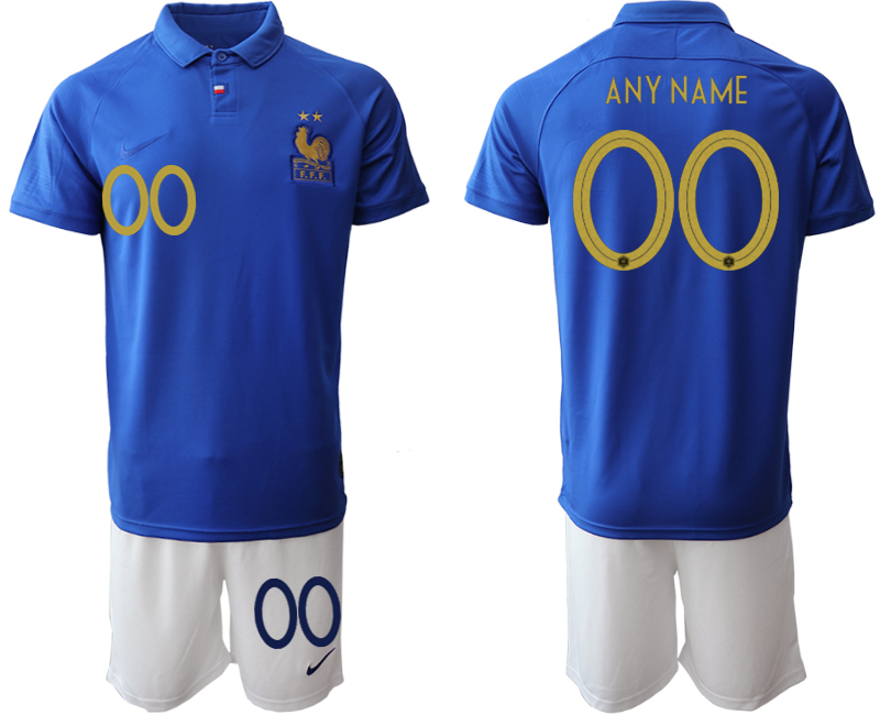 2019-20 France Customized 100th Commemorative Edition Soccer Jersey