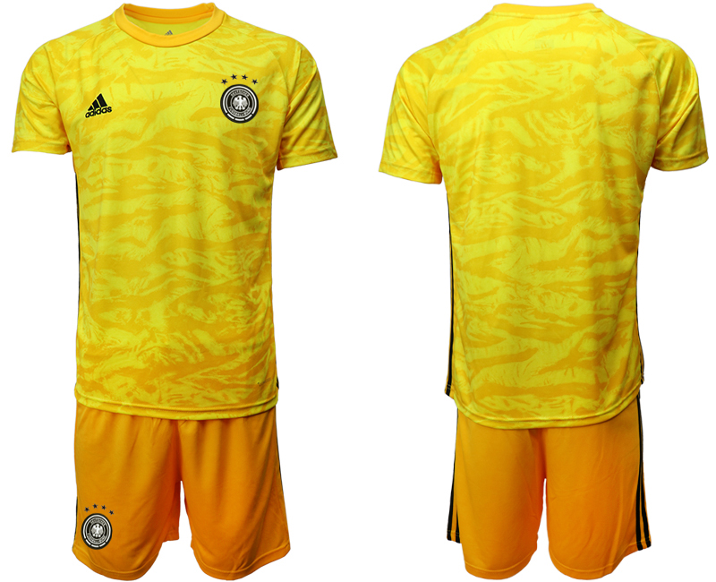 2019-20 Germany Yellow Goalkeeper Soccer Jersey