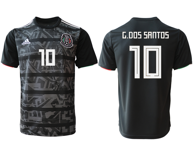 2019-20 Mexico 10 C.DOS SANTOS Away Thailand Soccer Jersey