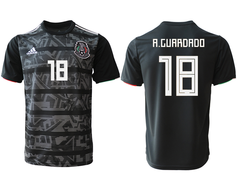 2019-20 Mexico 18 A.CUARDADO Away Thailand Soccer Jersey