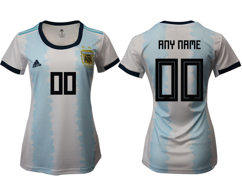 2019-20 Argentina Customized Home Women Soccer Jersey
