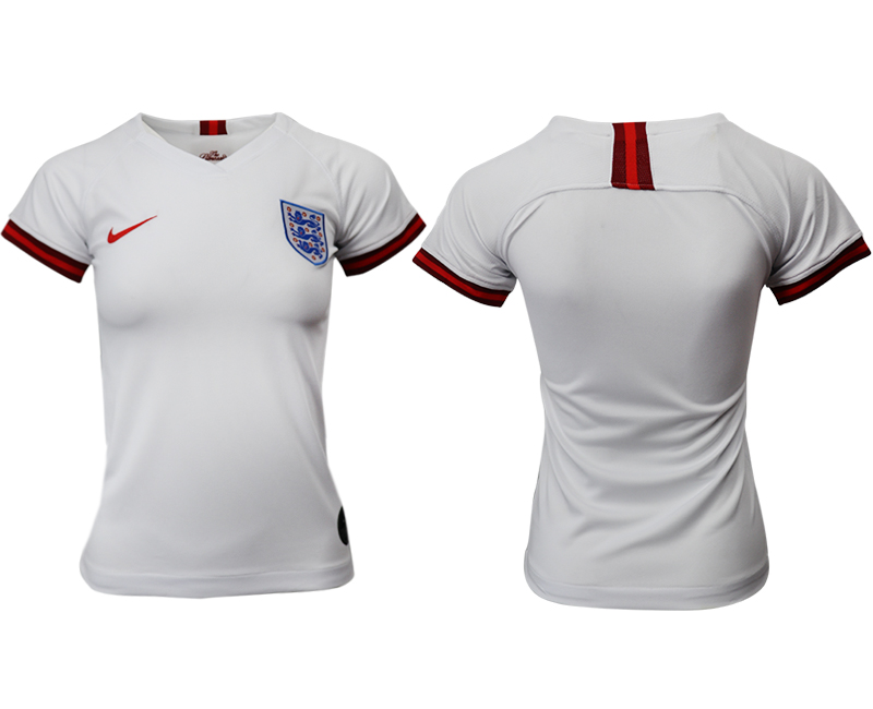 2019-20 England Home Women Soccer Jersey