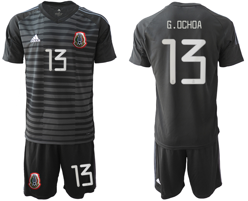 2019-20 Mexico 13 G.OCHOA Black Goalkeeper Soccer Jersey