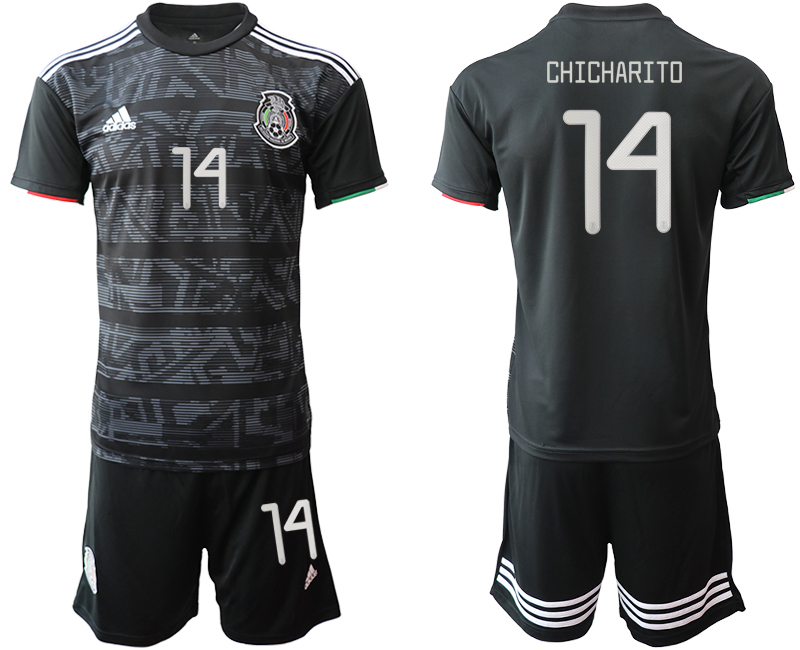 2019-20 Mexico 14 CHICHARITO Home Soccer Jersey