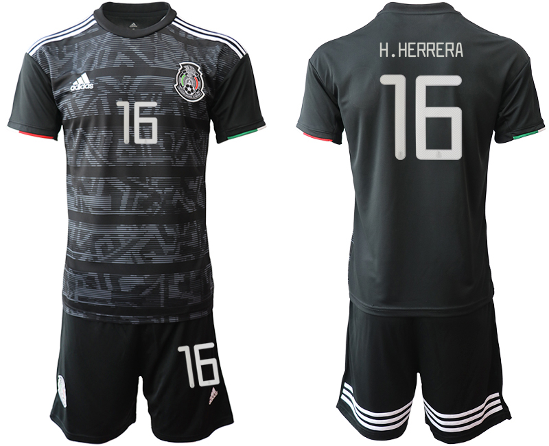 2019-20 Mexico 16 H.HERRERA Home Soccer Jersey
