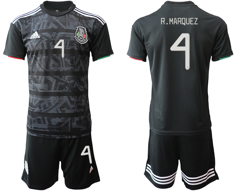 2019-20 Mexico 4 R.MARQUEZ Home Soccer Jersey