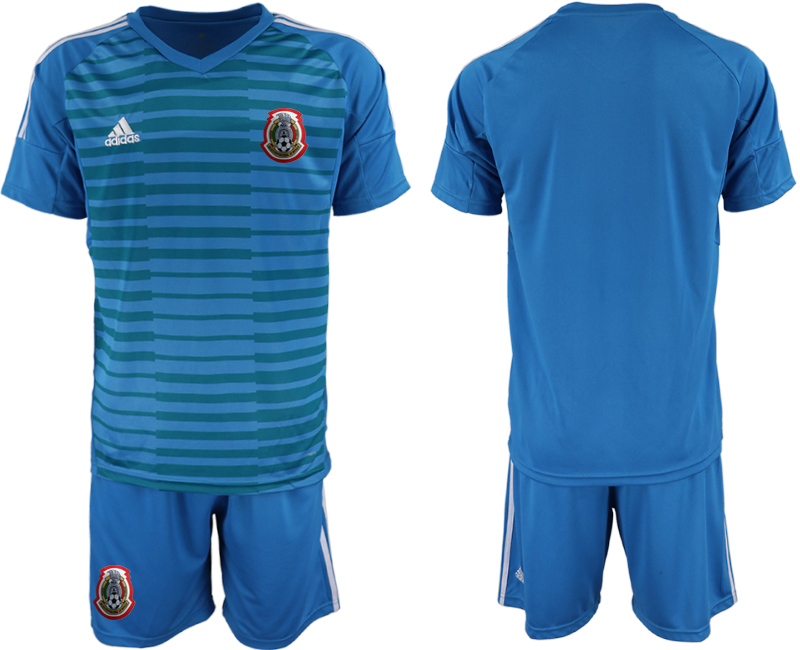 2019-20 Mexico Blue Goalkeeper Soccer Jersey