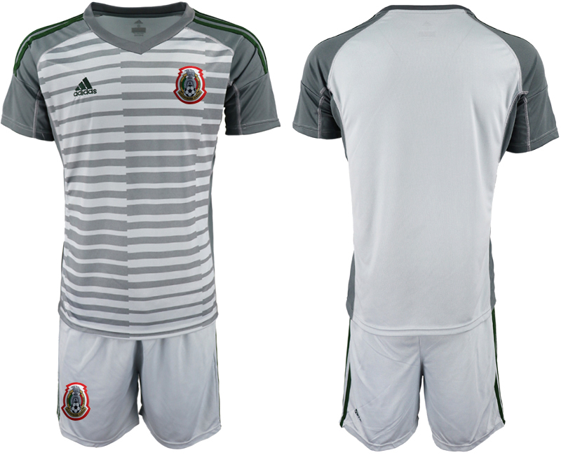 2019-20 Mexico Gray Goalkeeper Soccer Jersey