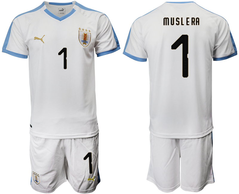 2019-20 Uruguay 1 M U S L E RA Away Soccer Jersey