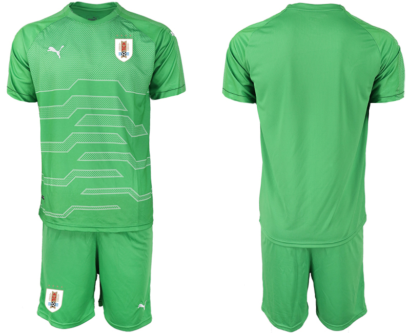 2019-20 Uruguay Green Goalkeeper Soccer Jersey