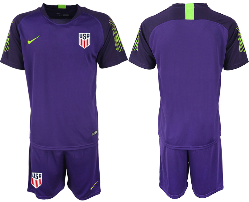 2019-20 USA Purple Goalkeeper Soccer Jersey
