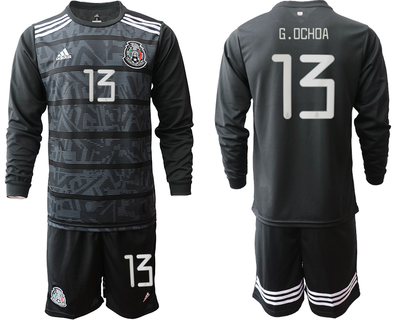 2019-20 Mexico 13 G.OCHOA Home Long Sleeve Soccer Jersey