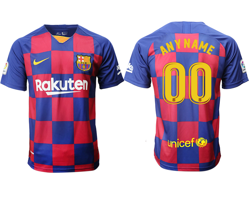 2019-20 Barcelona Customized Home Thailand Soccer Jersey